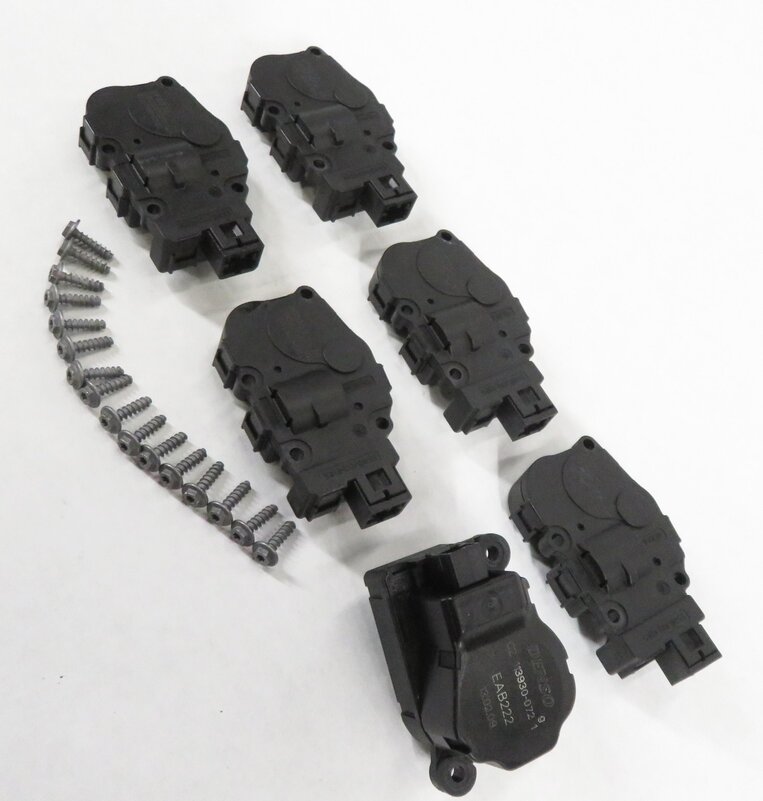 2009 BMW Z4 (E89) HVAC HEATER A/C AIR BOX BLEND DOOR SERVO ACTUATOR MOTOR SET-6