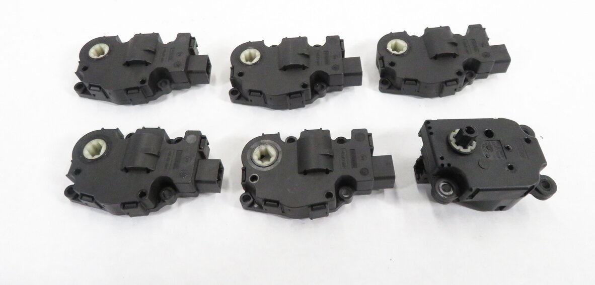Thumbnail 5: 2009 BMW Z4 (E89) HVAC HEATER A/C AIR BOX BLEND DOOR SERVO ACTUATOR MOTOR SET-6