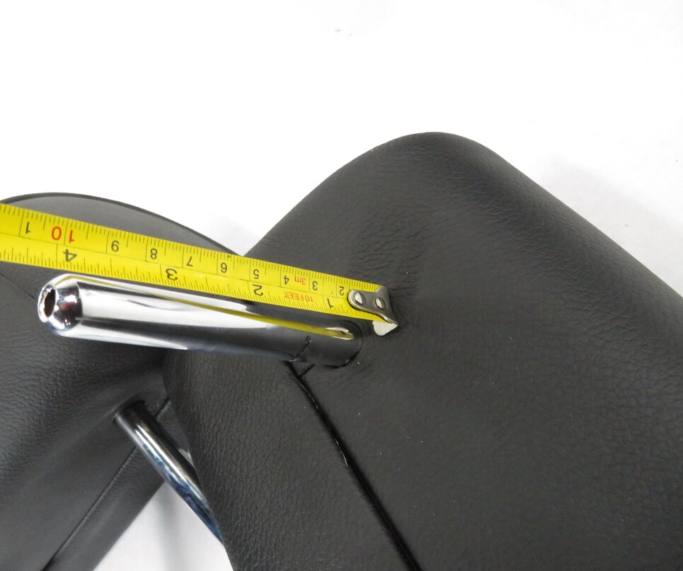 Thumbnail 7: 2010 BMW X5 (E70) REAR 2nd SECOND ROW SEAT (BLACK LEATHER) HEADREST SET-3