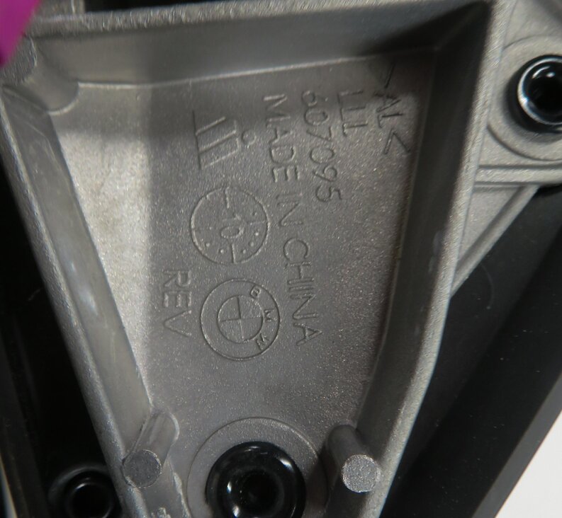 Thumbnail 7: 10-13 BMW X5 (E70) LEFT P-FOLD MEM AUTODIM CAMERA HEATED DOOR MIRROR (SILVER)