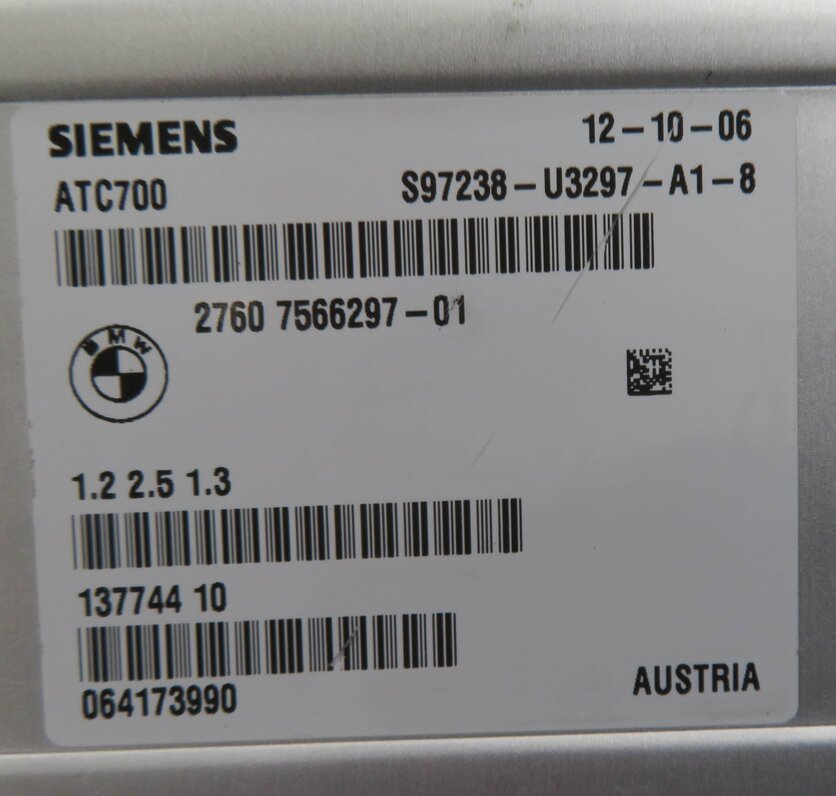 Thumbnail 6: 2007-2014 BMW X5 X5M X6 X6M (E70 / E71) ATC-700 TRANSFER CASE CONTROL MODULE