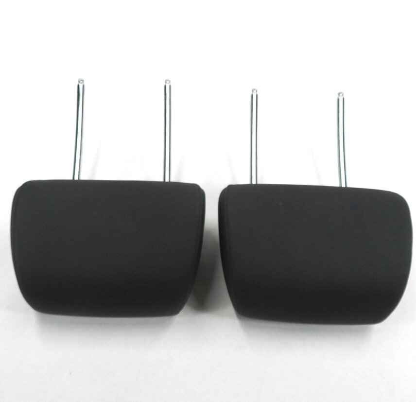 Thumbnail 4: 2007 BMW X5 (E70) FRONT LEFT & RIGHT (BLACK LEATHER) HEADREST SET-2