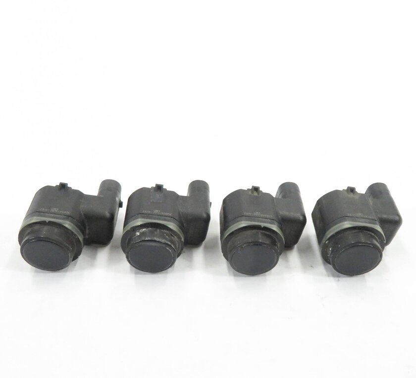 Thumbnail 2: 2011 BMW 750i (F01) REAR PDC PARK DISTANCE SENSOR SET-4 w/ HARNESS (BLACK 416)