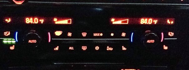 Thumbnail 2: 09-13 BMW 740i 750i 760i B7 (F01 F07 F10) FRONT A/C CLIMATE TEMPERATURE CONTROL