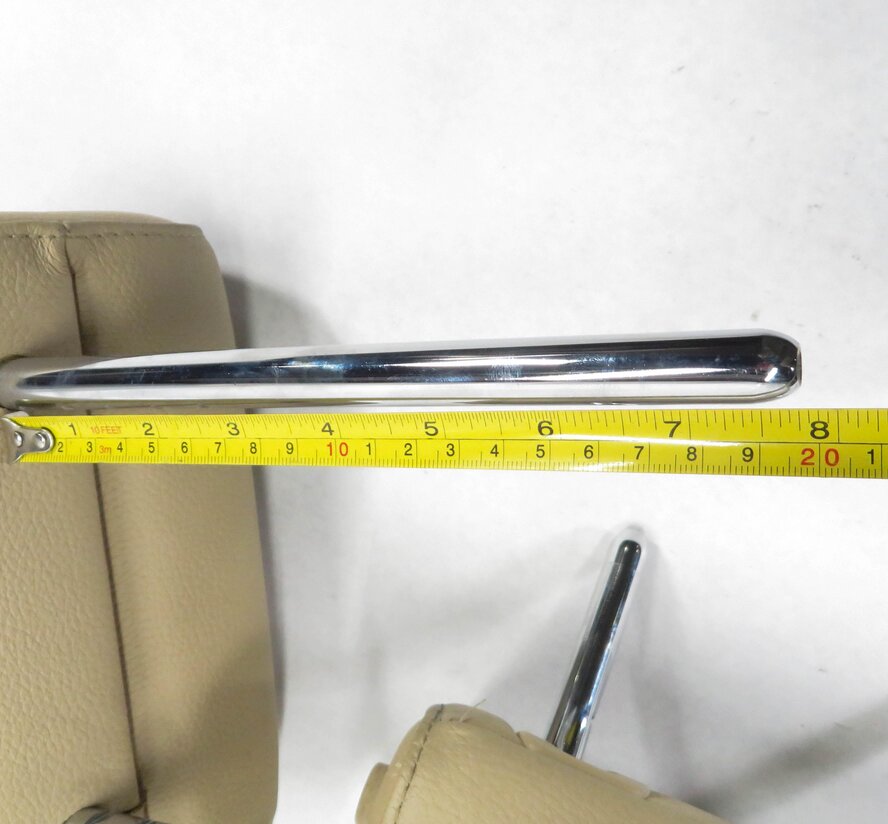 Thumbnail 7: 2012 BMW 528i (F10) REAR - LEFT / CENTER / RIGHT - BEIGE LEATHER HEADREST SET-3