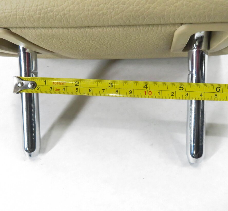 Thumbnail 8: 2012 BMW 528i (F10) REAR - LEFT / CENTER / RIGHT - BEIGE LEATHER HEADREST SET-3
