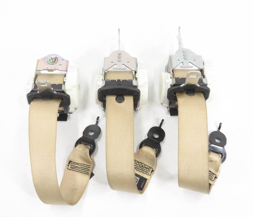 Thumbnail 5: 2012 BMW 528i (F10) REAR LEFT / CENTER / RIGHT - SEATBELT RETRACTOR SET (BEIGE)