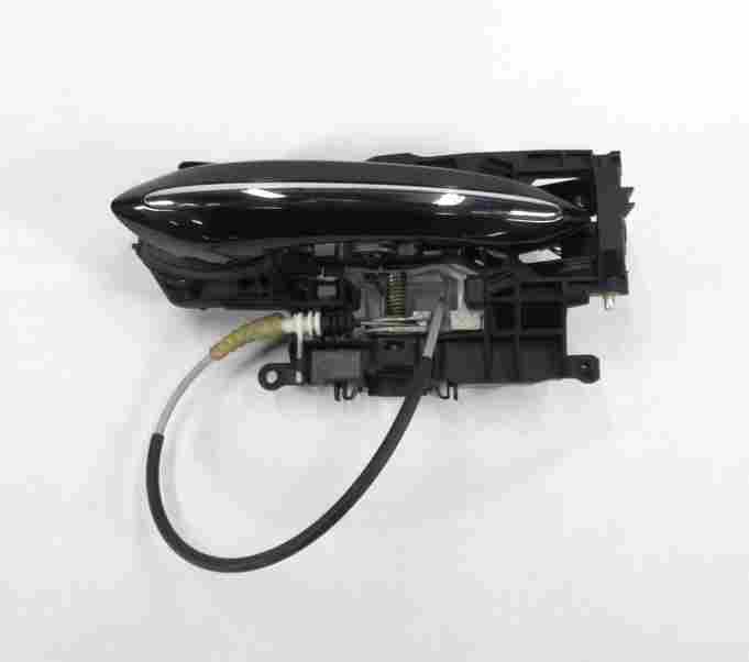 Thumbnail 2: 2011-2016 BMW 528i 535i 550i M5 (F10) RIGHT FRONT DOOR HANDLE w/ LIGHT (BLACK)