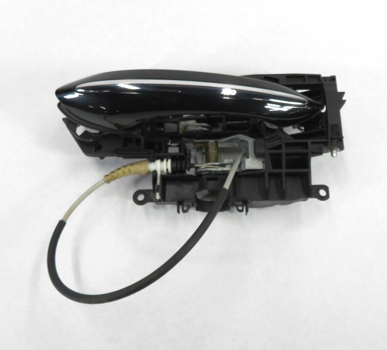 Thumbnail 2: 2011-2016 BMW 528i 535i 550i M5 (F10) RIGHT REAR DOOR HANDLE w/ LIGHT (BLACK)