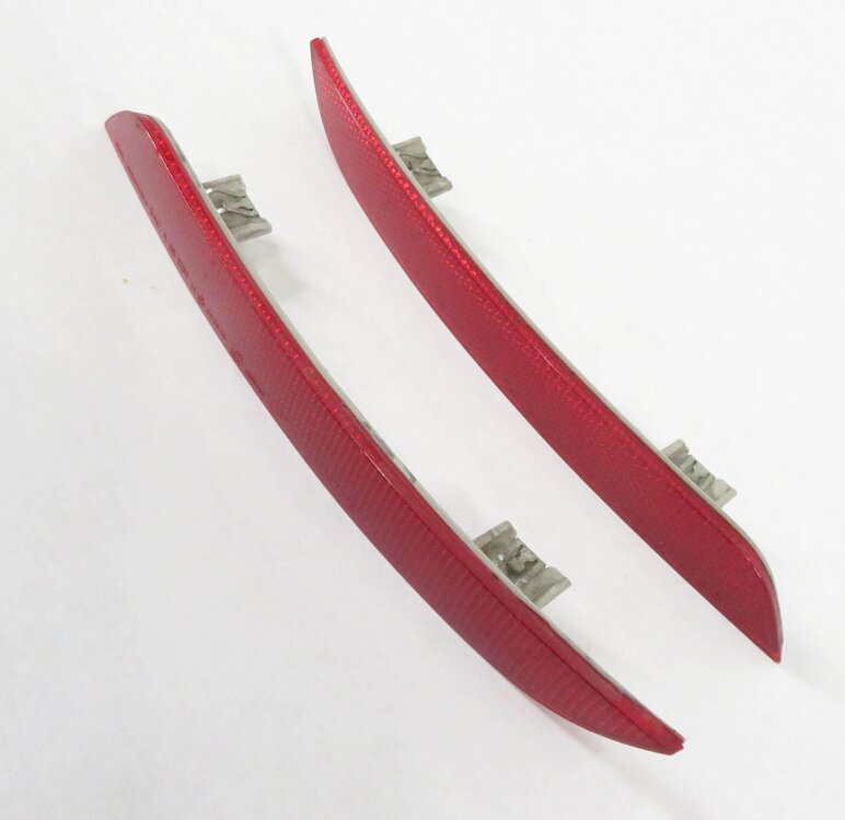 2012 BMW 528i (F10) REAR - LEFT & RIGHT BUMPER MARKER REFLECTOR SET-2