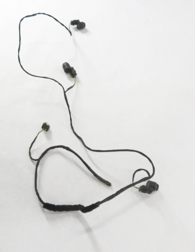 Thumbnail 3: 2012 BMW 528i (F10) REAR PDC PARK DISTANCE SENSOR SET-3 w/ HARNESS (BLACK 475)