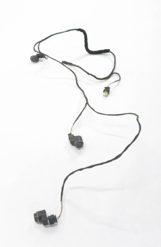 Thumbnail 4: 2012 BMW 528i (F10) REAR PDC PARK DISTANCE SENSOR SET-3 w/ HARNESS (BLACK 475)