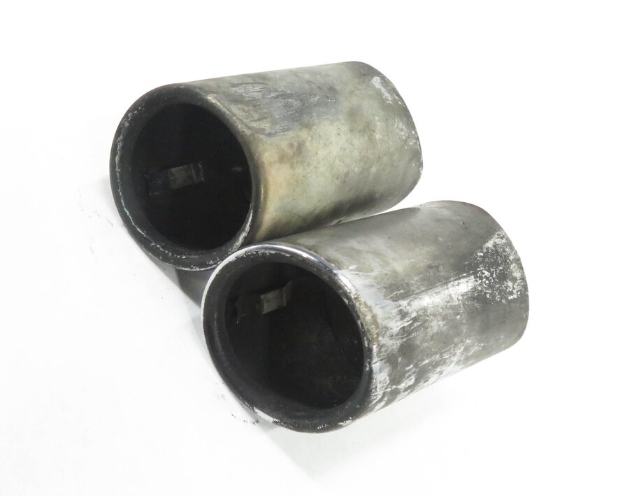 2012-2016 BMW 528i (F10) 2.0L N20 TURBO ENGINE MUFFLER PIPE EXHAUST TIP SET-2