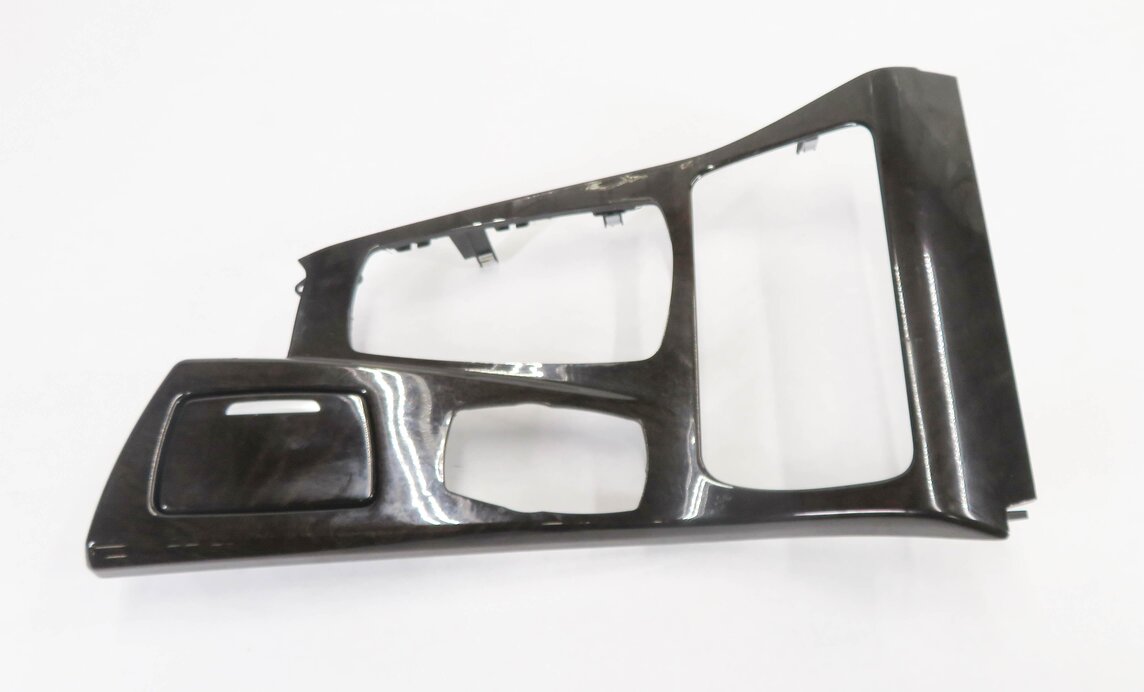 Thumbnail 2: 2011 BMW 535i (F10) DASH DOOR CONSOLE (FINE ASH GRAIN) WOOD TRIM PANEL SET-7