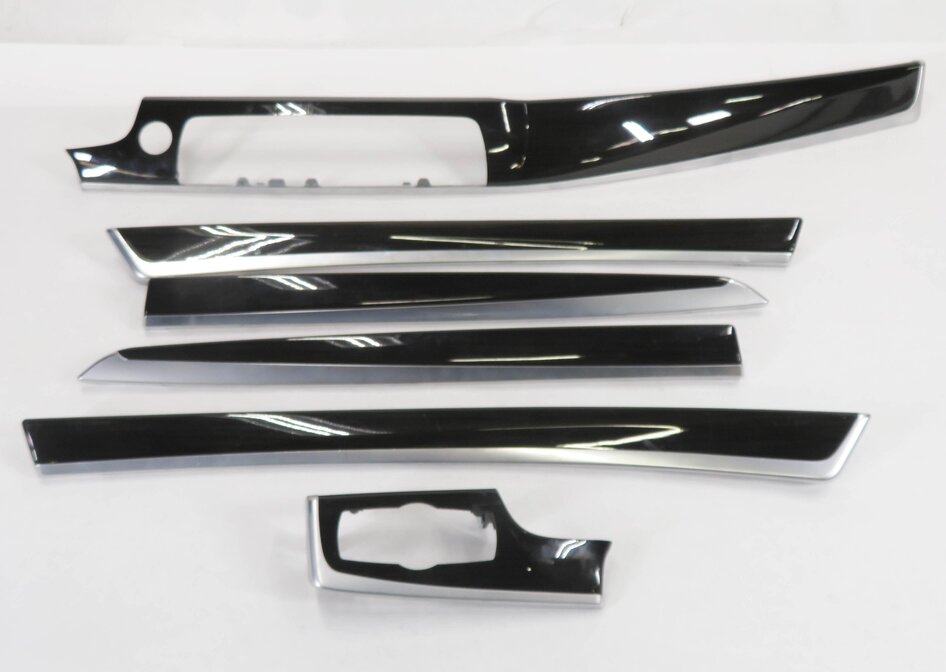 Thumbnail 2: 2011 BMW 535i (F10) FRONT & REAR DOOR DASH (FINELINE WOOD GRAIN) TRIM SET-6