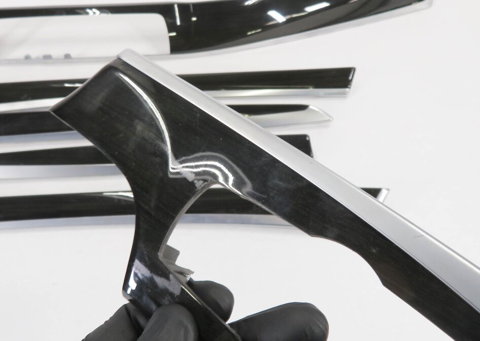 Thumbnail 5: 2011 BMW 535i (F10) FRONT & REAR DOOR DASH (FINELINE WOOD GRAIN) TRIM SET-6