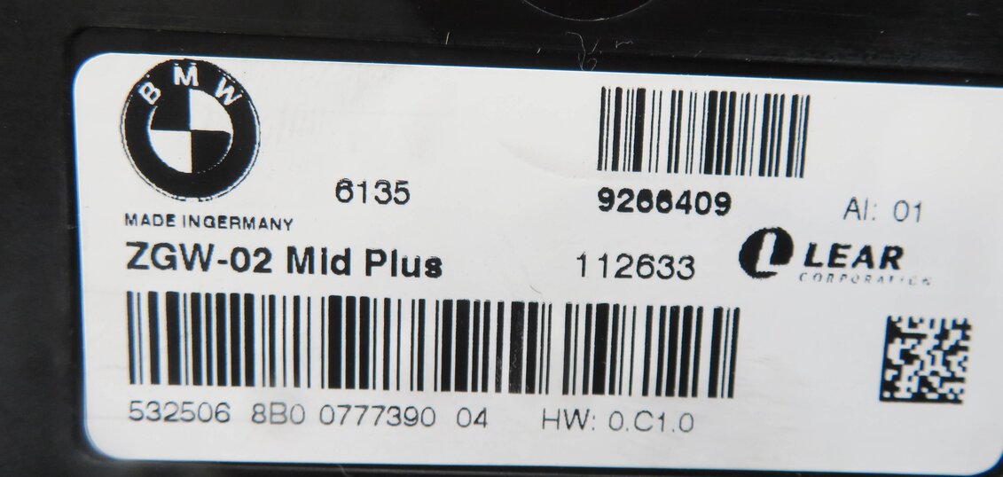 Thumbnail 6: 11-19 BMW 528i 535i 550i 640i 650i 740i 750i 760i M5 M6 - CENTRAL GATEWAY MODULE
