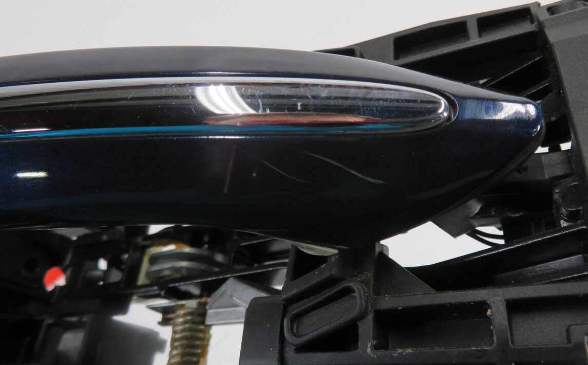 Thumbnail 7: 2011-2016 BMW 528i 535i 550i M5 (F10) RIGHT REAR DOOR HANDLE w/ LIGHT (BLUE A89)