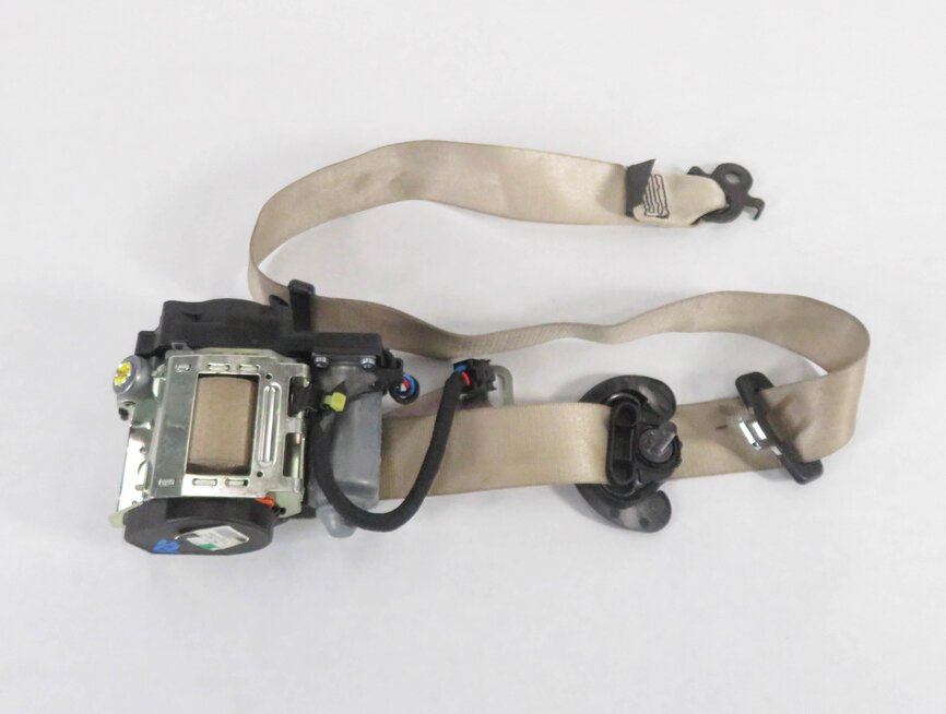 Thumbnail 3: 09-12 BMW 740i 750i 760i B7 (F01) RIGHT PASSENGER SEATBELT RETRACTOR (OYSTER)
