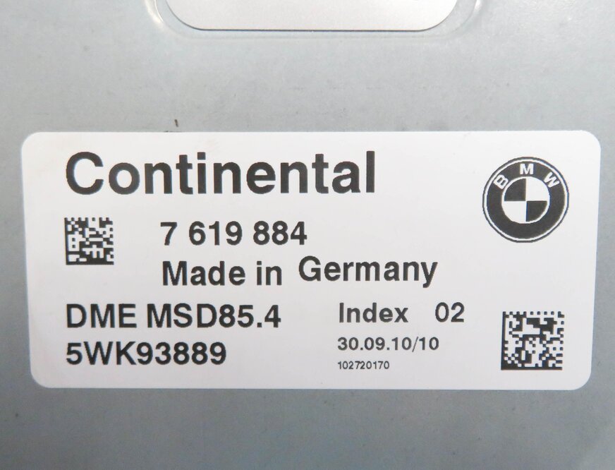 Thumbnail 8: 11-12 BMW ACTIVE HYBRID 7 - 4.4L ECM DME MSD85.4 IGNITION IMMOBILIZER MODULE SET