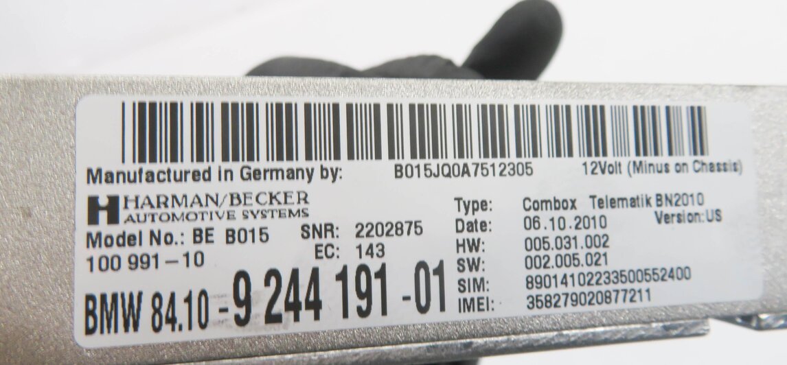 Thumbnail 8: 2011 BMW ACTIVE HYBRID 7 (F04) BLUETOOTH TELEMATIC COMMUNICATION COMBOX MODULE