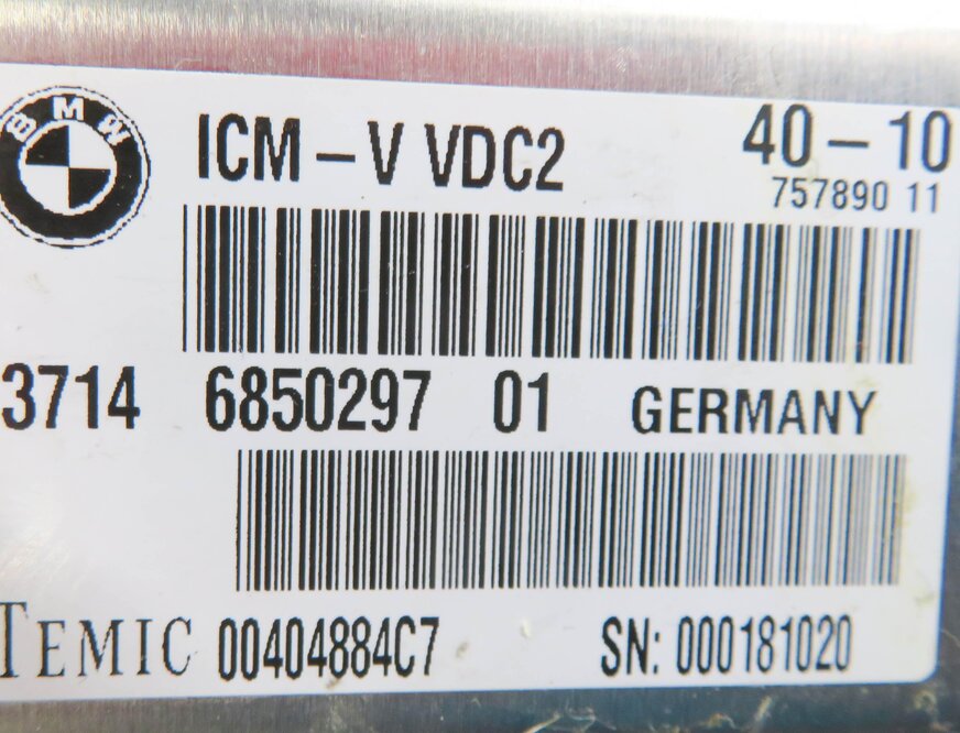 Thumbnail 6: 2010-2015 BMW 528i 535i 550i 740i 750i (F01 F10) VDC SUSPENSION CONTROL MODULE