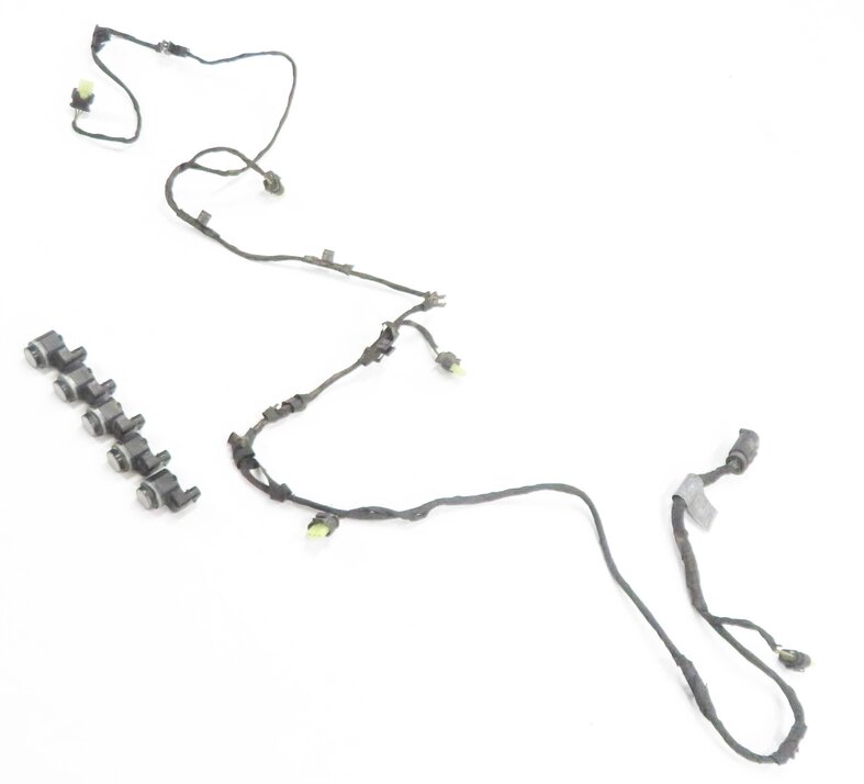 2011 BMW ACTIVE HYBRID 7 (F04) FRONT PDC PARK DISTANCE SENSOR SET-4 (SILVER)