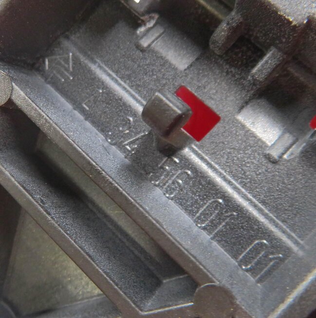 Thumbnail 14: 08-17 MERCEDES C250 C300 C350 C63 E250 E350 RIGHT REAR DOOR HANDLE (FIRE RED)