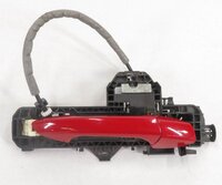 Thumbnail 2: 08-17 MERCEDES C250 C300 C350 C63 E250 E350 RIGHT REAR DOOR HANDLE (FIRE RED)