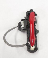 Thumbnail 3: 08-17 MERCEDES C250 C300 C350 C63 E250 E350 RIGHT REAR DOOR HANDLE (FIRE RED)