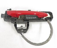 Thumbnail 4: 08-17 MERCEDES C250 C300 C350 C63 E250 E350 RIGHT REAR DOOR HANDLE (FIRE RED)