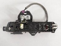Thumbnail 5: 08-17 MERCEDES C250 C300 C350 C63 E250 E350 RIGHT REAR DOOR HANDLE (FIRE RED)