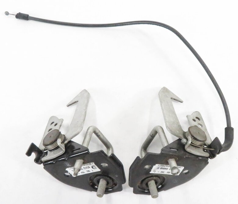 Thumbnail 4: 2011 BMW 535i (F10) FRONT LEFT & RIGHT UPPER HOOD LOCK SAFETY LATCH SET-2