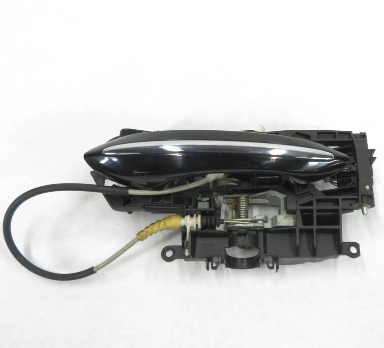 Thumbnail 2: 2011-2016 BMW 528i 535i 550i M5 (F10) RIGHT REAR DOOR HANDLE w/ LIGHT (BLACK)