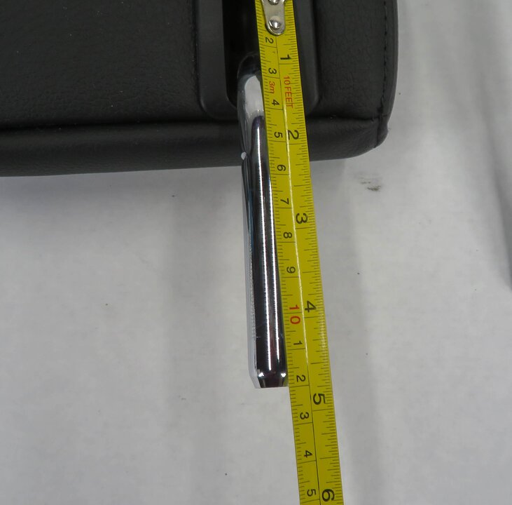 Thumbnail 7: 2011 BMW 535i (F10) REAR - LEFT / CENTER / RIGHT - BLACK LEATHER HEADREST SET-3