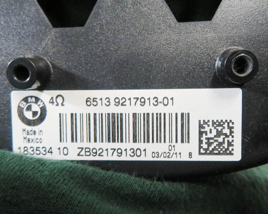 Thumbnail 7: 2011 BMW X5 (E70) RADIO STEREO MEDIA AUDIO SUB SUBWOOFER SPEAKER SET-6