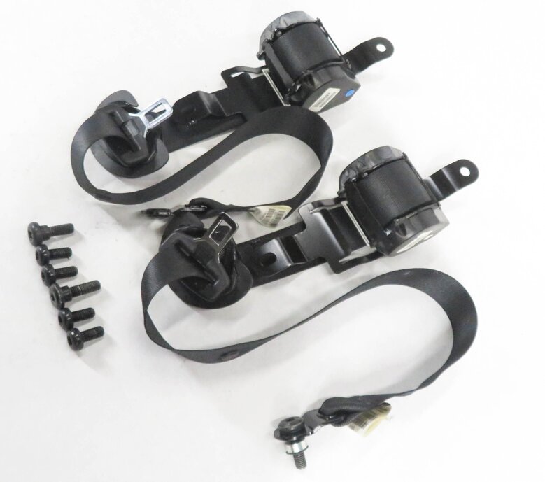 Thumbnail 8: 2011 BMW X5 (E70) REAR 2nd SECOND ROW - LEFT & RIGHT SEATBELT RETRACTOR (BLACK)