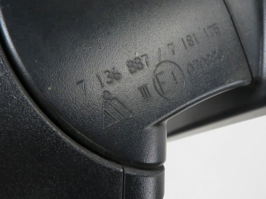 Thumbnail 5: 2010-2013 BMW X5 (E70) RIGHT P-FOLD MEM AUTODIM CAMERA HEATED DOOR MIRROR WHITE