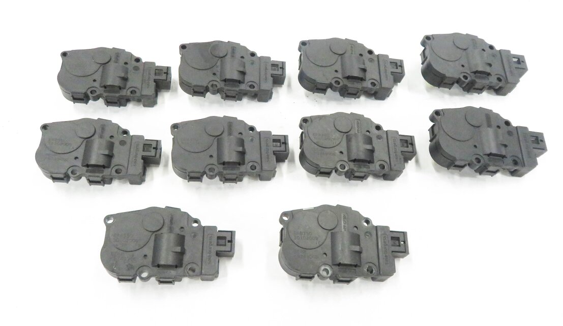 Thumbnail 2: 2010 AUDI A4 (B8 8K) HVAC HEATER A/C BLEND DOOR SERVO ACTUATOR MOTOR SET-10