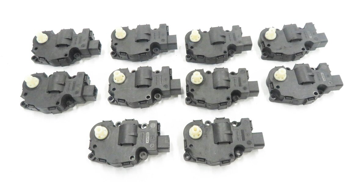 Thumbnail 5: 2010 AUDI A4 (B8 8K) HVAC HEATER A/C BLEND DOOR SERVO ACTUATOR MOTOR SET-10