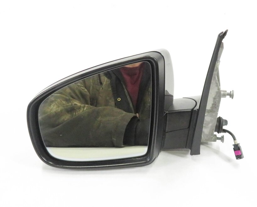 Thumbnail 2: 2010-2013 BMW X5 (E70) LEFT P-FOLD MEM AUTODIM CAMERA HEATED DOOR MIRROR (BLACK)