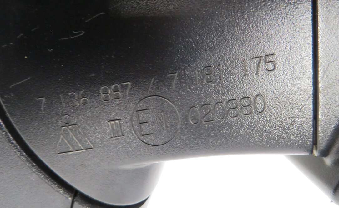 Thumbnail 6: 10-13 BMW X5 (E70) RIGHT P-FOLD MEM AUTODIM CAMERA HEATED DOOR MIRROR (BLACK)