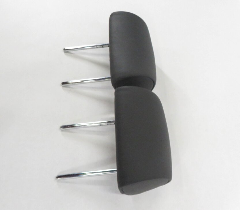 Thumbnail 3: 2011 BMW X5 (E70) REAR LEFT & RIGHT 2nd SECOND ROW HEADREST SET (BLACK LEATHER)
