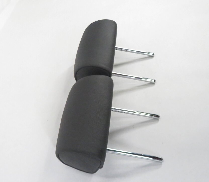 Thumbnail 4: 2011 BMW X5 (E70) REAR LEFT & RIGHT 2nd SECOND ROW HEADREST SET (BLACK LEATHER)