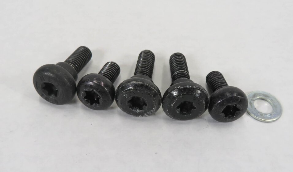 Thumbnail 7: 11 BMW X5 (E70) LEFT & RIGHT REAR 2nd SECOND ROW SEATBELT RETRACTOR SET (BLACK)