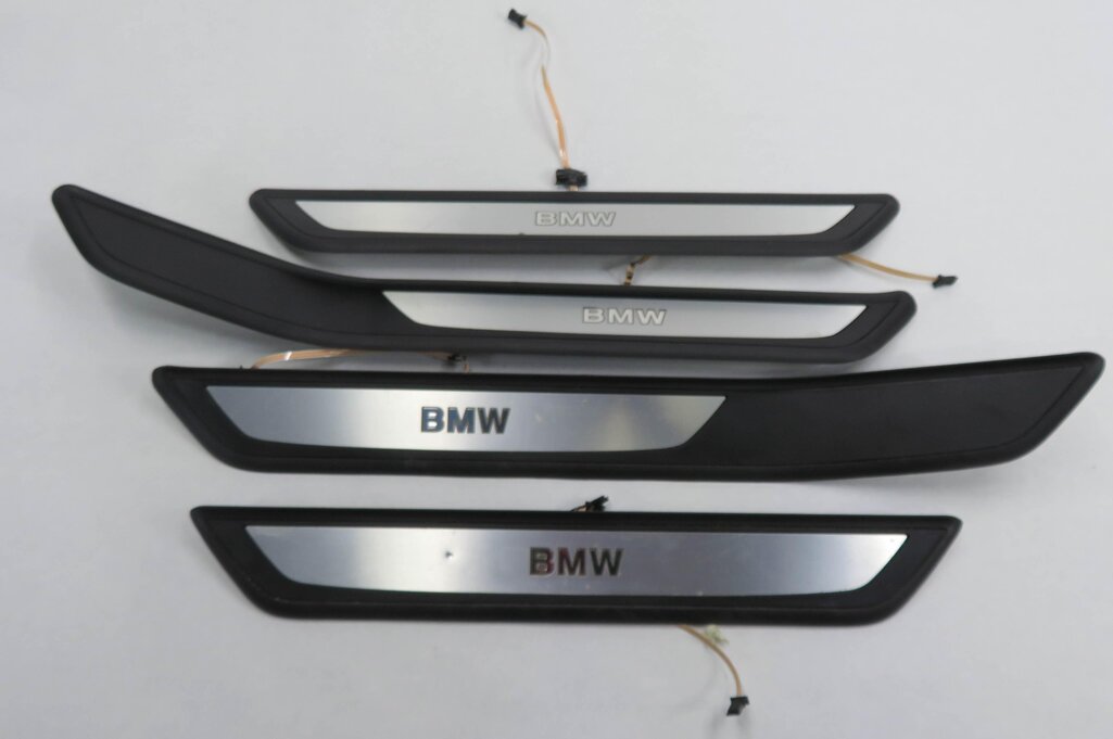 2011 BMW 750i (F01) DOOR SILL TRIM SET-4 (LIGHT UP)