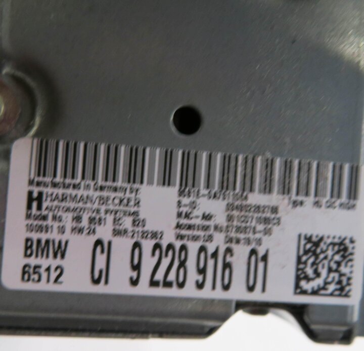 Thumbnail 6: 10-12 BMW 528i 535i 550i 750i 760i (F01 F10) STEREO CD GPS NAVIGATION RECEIVER