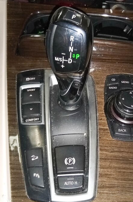 Thumbnail 2: 09-12 BMW 740i 750i 760i (F01) AUTOMATIC TRANSMISSION FLOOR GEAR SHIFT SHIFTER