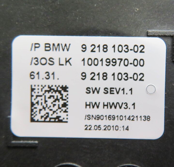 Thumbnail 6: 09-12 BMW 740i 750i 760i (F01) AUTOMATIC TRANSMISSION FLOOR GEAR SHIFT SHIFTER