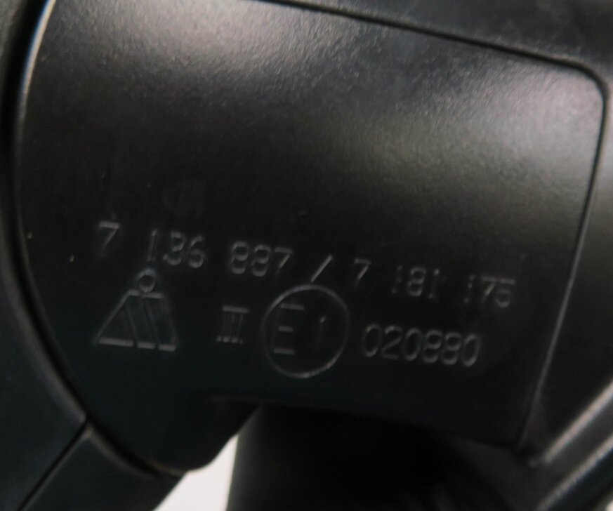 Thumbnail 8: 2010-2013 BMW X5 (E70) RIGHT P-FOLD MEM AUTODIM CAMERA HEATED DOOR MIRROR (GRAY)